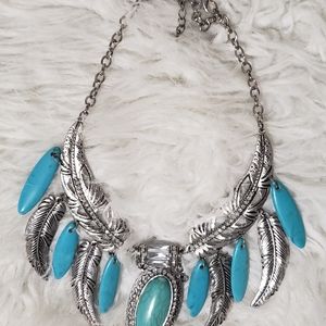 Turquoise necklace set.
